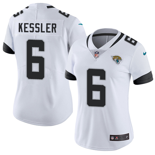 Nike Jacksonville Jaguars #6 Cody Kessler White Women Stitched NFL Vapor Untouchable Limited Jersey->women nfl jersey->Women Jersey